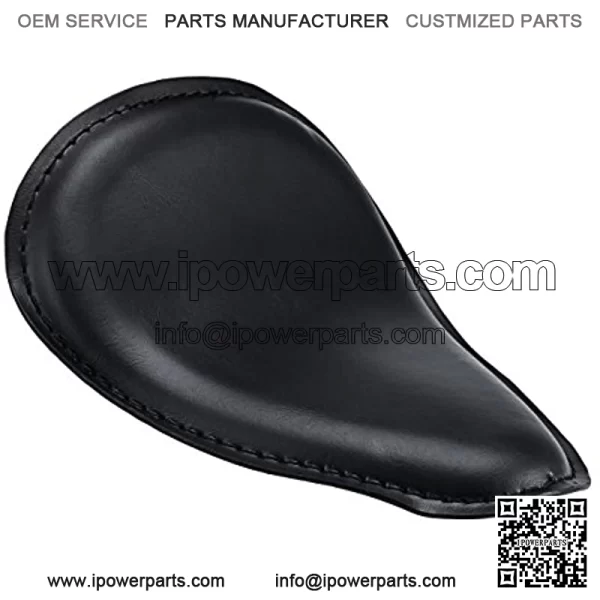 Motorcycle Cushion SOLO Seat Black For Harley Yamaha Kawasaki Suzuki Sportster Chopper Bobber Custom - Image 3