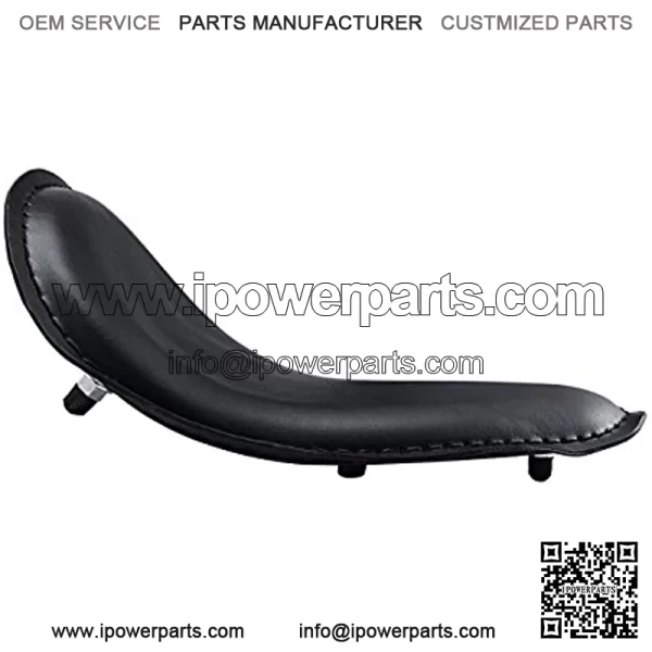 Motorcycle Cushion SOLO Seat Black For Harley Yamaha Kawasaki Suzuki Sportster Chopper Bobber Custom - Image 4