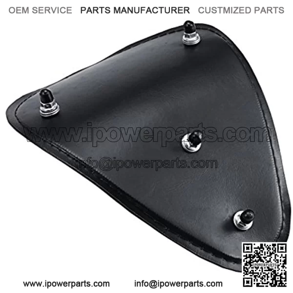 Motorcycle Cushion SOLO Seat Black For Harley Yamaha Kawasaki Suzuki Sportster Chopper Bobber Custom - Image 5