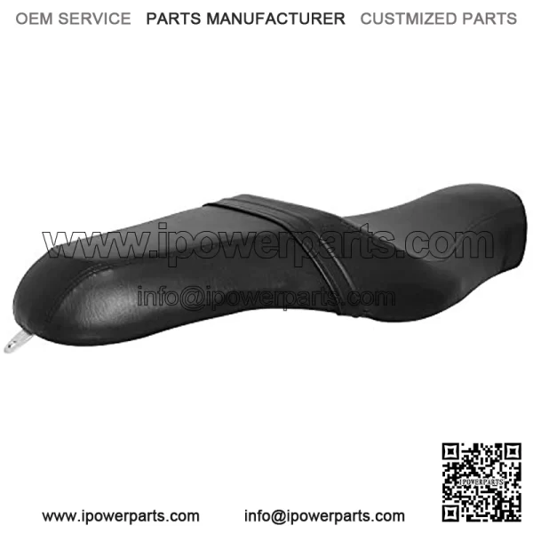 Motorcycle Front Driver Rear Passenger  Leather Seat Cushion for Harley Sportster Iron 883 XL 1200,Black - Image 4