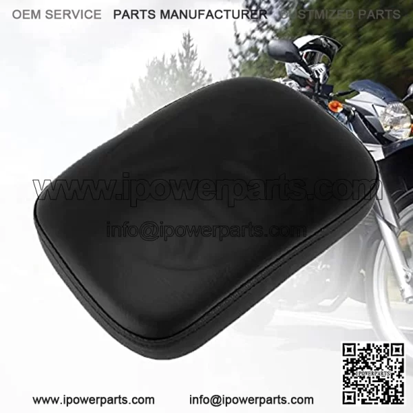 Motorcycle Pillion Cushion Pad With 8 Suction Cup Solo Rear Seat Passenger Saddle For XL883 XL1200 X48 X72 Cruiser Chopper Custom,Ghost head - Image 2