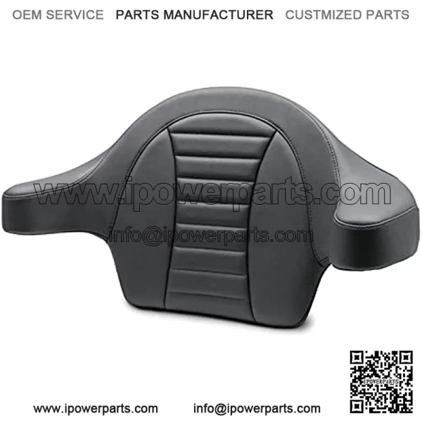 Motorcycle Seats 79014 Super Touring Deluxe Extended Arm Wrap-Around Backrest for Harley-Davidson Electra Glide Standard, Road Glide, Road King & Street Glide 2014-'21, Deluxe, Black