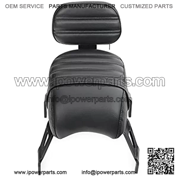 Passenger Seat Backrest, GUAIMI Lether Passenger Seat + Backrest Pad Set Compatible with Indian Scout Bobber Twenty/Sixty 2018-2021 Replace OEM Number: 2882853-VBA - Image 5