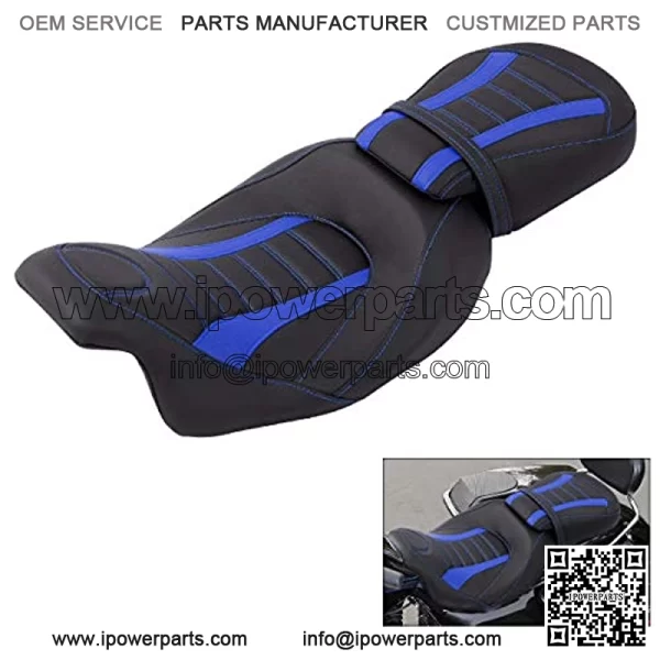 Rider and Passenger Seat 2-Up Motorcycle Low-Profile Seat Fit For Harley Road King Road Glide Street Glide Electra Glide Ultra Classic 2009-2020