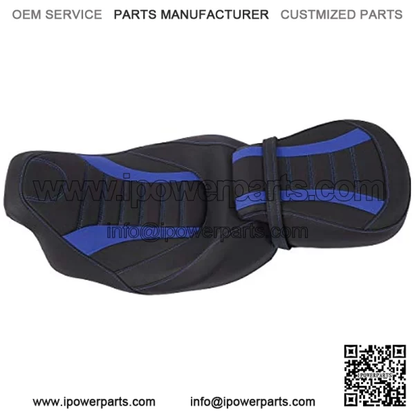 Rider and Passenger Seat 2-Up Motorcycle Low-Profile Seat Fit For Harley Road King Road Glide Street Glide Electra Glide Ultra Classic 2009-2020 - Image 3