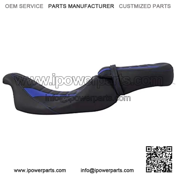 Rider and Passenger Seat 2-Up Motorcycle Low-Profile Seat Fit For Harley Road King Road Glide Street Glide Electra Glide Ultra Classic 2009-2020 - Image 4