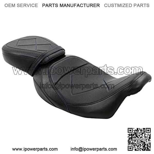 Rider and Passenger Seat Low-Profile Seat  Seat Fit For Harley Touring Road King Road Glide Street Glide Electra Glide Ultra Classic 2009-2020