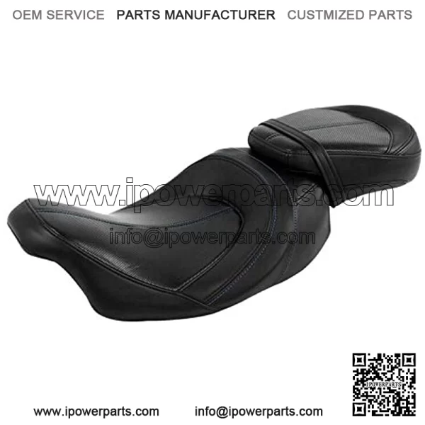 Rider and Passenger Seat  Seat Low-Profile Seat Fit For Harley Touring Road King Road Glide Street Glide Electra Glide Ultra Classic 2009-2020 - Image 2