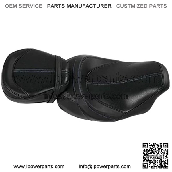 Rider and Passenger Seat  Seat Low-Profile Seat Fit For Harley Touring Road King Road Glide Street Glide Electra Glide Ultra Classic 2009-2020 - Image 5