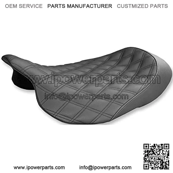 Renegade LS Solo Seat (Standard) (Black) Compatible with 08-19 Harley FLHX2