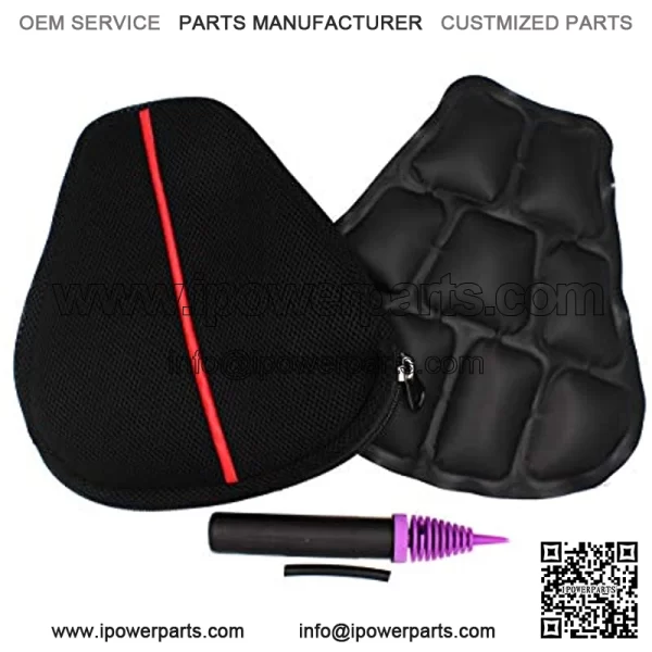 Seat Air Cushion Pad Compatible with Cruiser Sport Motorcycle Fits Most Seats of Sport Touring, 11" L x 11" W - Image 2