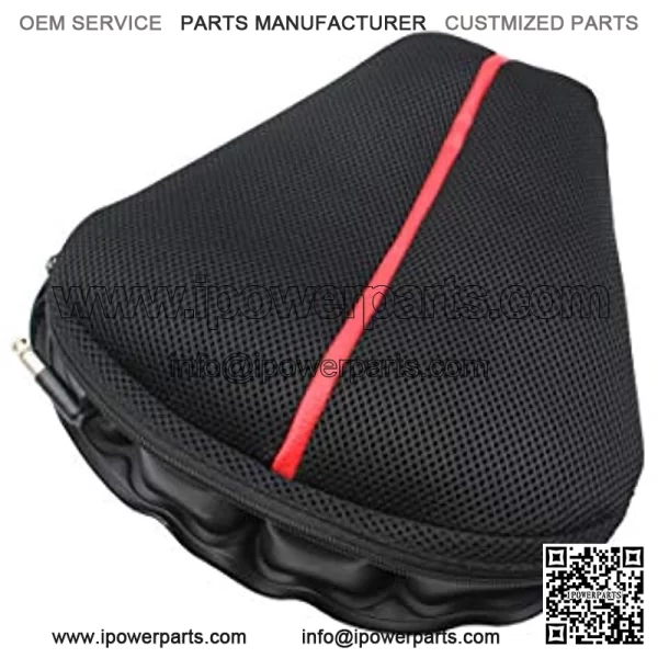 Seat Air Cushion Pad Compatible with Cruiser Sport Motorcycle Fits Most Seats of Sport Touring, 11" L x 11" W - Image 4