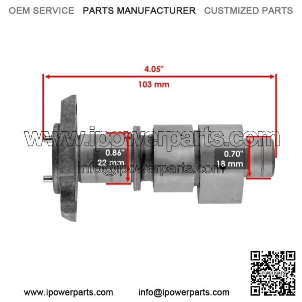 Camshaft Kit RR REAR NEW for Kawasaki Brute Force 750 4x4i KVF750 2013-2021 - Image 4
