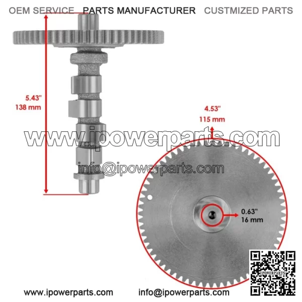 Camshaft with Tappet For Kawasaki Mule 3000 2001-2008 - Image 3