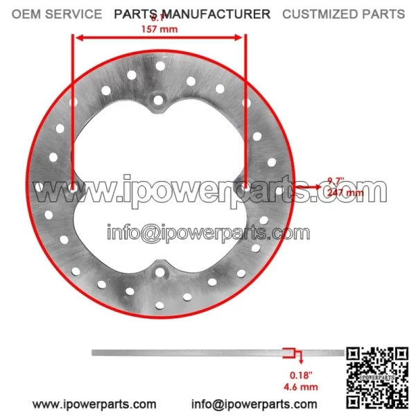 Can-Am Maverick X3 Turbo R 2018-2019 Front & Rear Brake Disc Rotors - Image 2