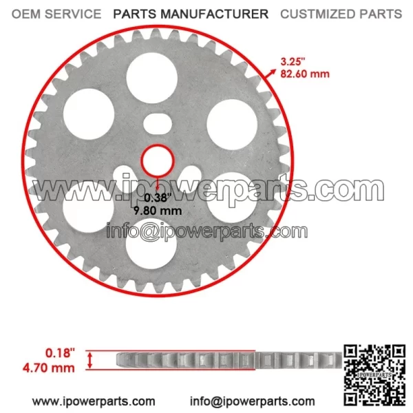 Timing Gear Sprocket for Camshaft ?C Fits Can-Am Maverick Sport 1000R and MAX 1000R (2017, 2019 Models) - Image 2