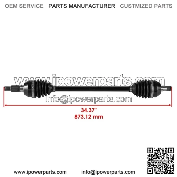 Can-Am Maverick X3 Turbo R 2017-2021 Front Right CV Joint Axle - 705402098 - Image 2