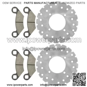 Polaris Scrambler 500 2X4/4X4 2001-2009 Front Brake Disc Rotors w/Pads