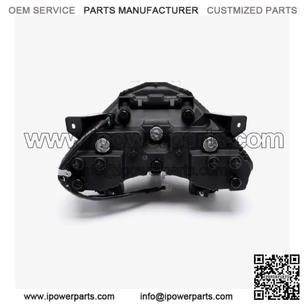 LED Headlight Assembly for Loncin LX650-2C,Voge 650DSX Euro 5 LX650-2C-E5 Black - Image 3