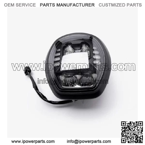 LED Headlight Assembly for Loncin LX500-N,Voge 500AC Euro 5 LX500-N-E5 Halogen