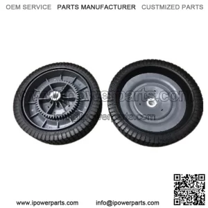 Two Tow-Behind Lawn Leaf Sweeper Wheel Tire Complete Assembly 307011