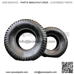 Set of Two 18x8.50-8 4 Ply Turf Tires for Lawn & Garden Mowers 18x8.5-8