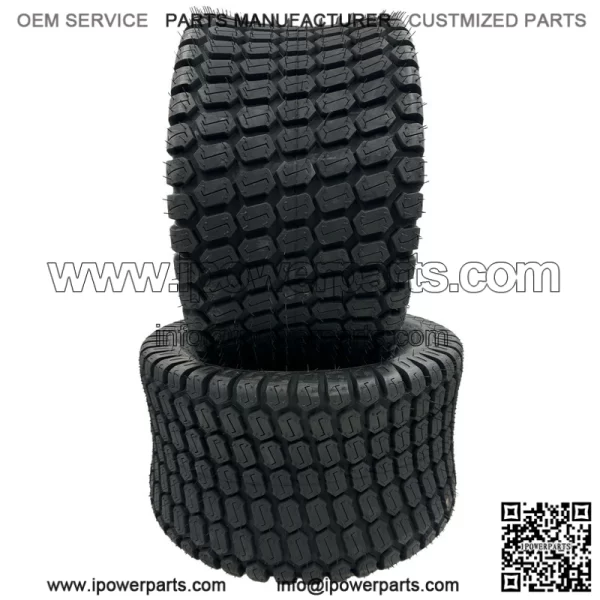 24x12.00-12 4Ply Lawn Mower Tires - Set (Compatible with JD Mowers and More) - Image 2