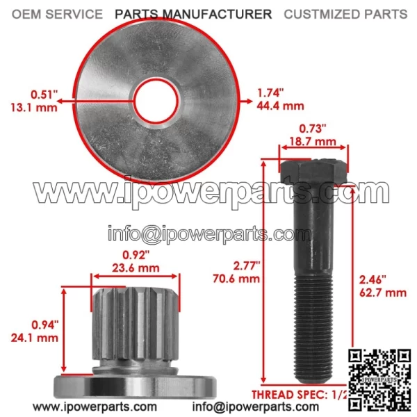Exmark Deck Spindle Bushing Kit - 103-9084 107-4065 103-2533 103-2547 103-2548 - Image 2