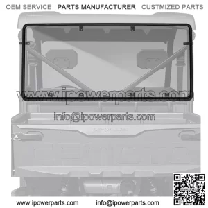 UForce Rear Windshield PC for 2021-2025 CFMOTO UForce 600 Clear Back Window