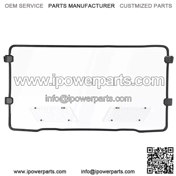 UTV Vented Front Full Windshield for CFMOTO UFORCE 1000/XL 2019-2025