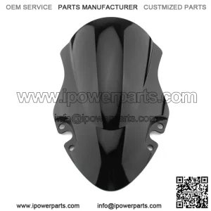 Black Front Windshield Screen Visor Windscreen For CFMoto 450SR 450SS 2022-2024